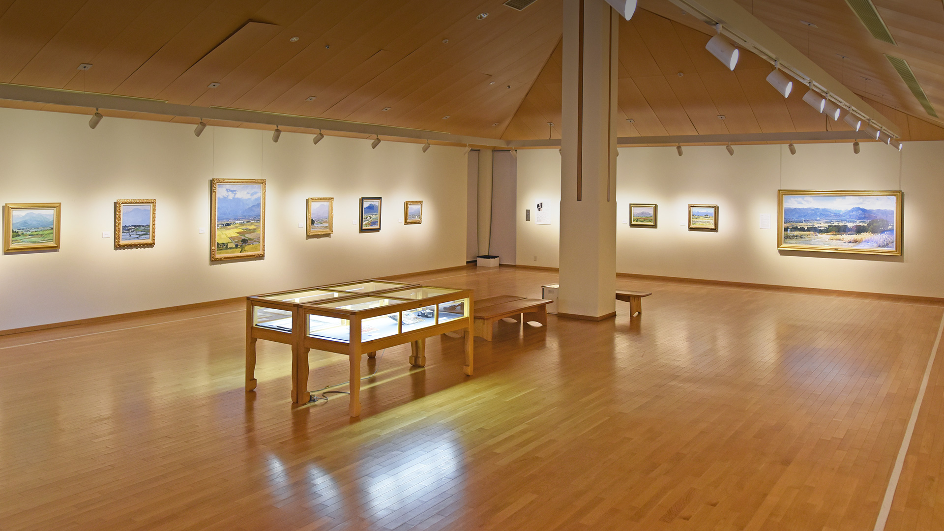 奥田郁太郎館 常設展 北アルプス展望美術館（池田町立美術館）